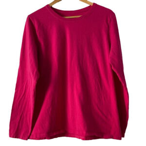 𝅺HANES live, love, comfort ladies long sleeve t-shirt size XL 100% cotton